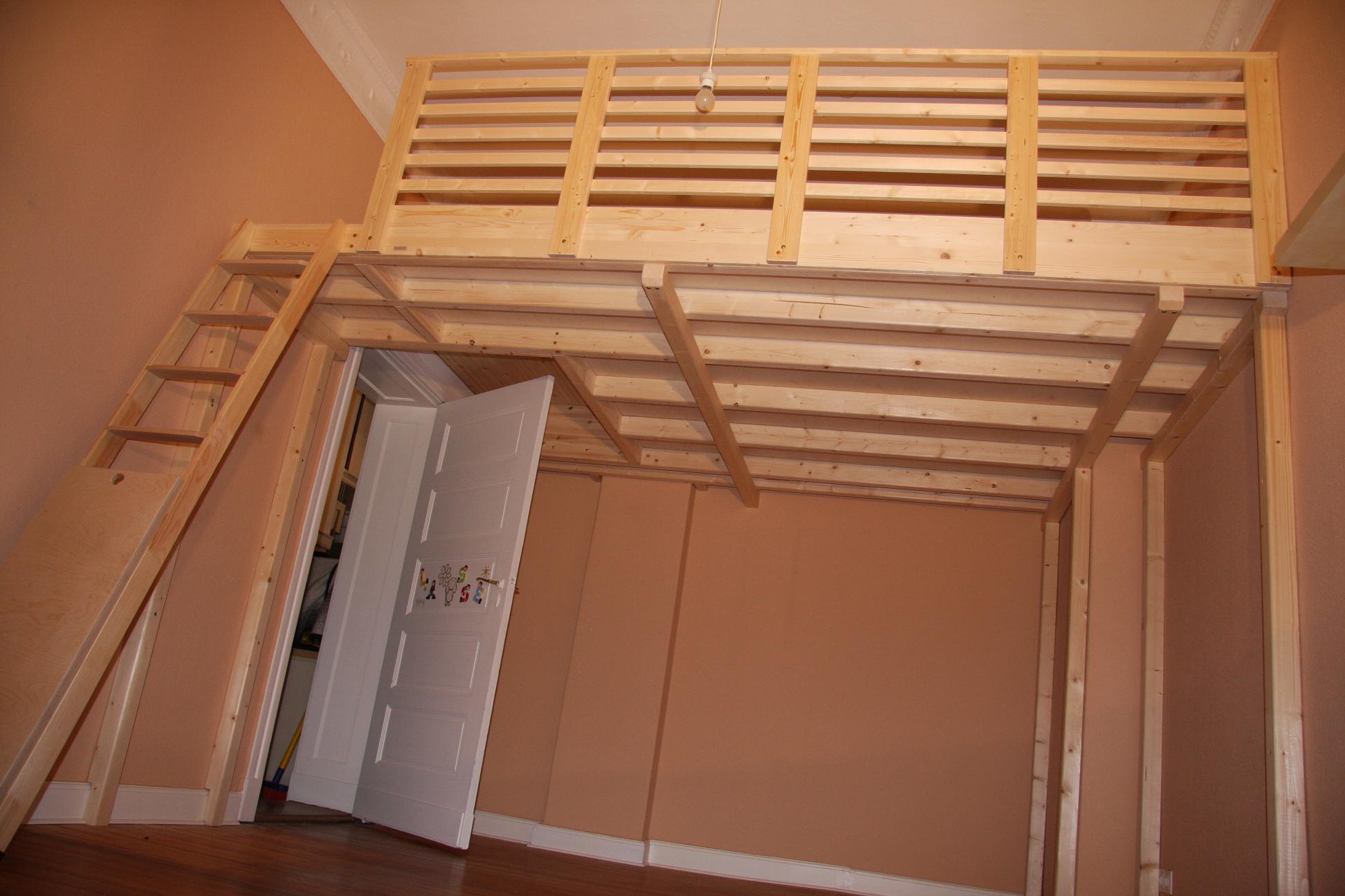 Hochbetten nach maÃ! individuelle, günstige hochbetten aus berlin ... Hochbett für 2 erwachsene selber bauen