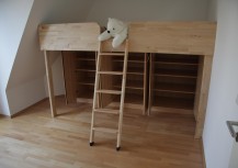 Hochbett Berlin, Menke Concept GmbH, Hochetagen, Galerien, Kinderbetten, Tischlermeister, Hochbett bauen, Hochbett Profi, Tischler, Schreiner, Massivholzbetten, moderne Hochbetten