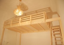 Hochbett Berlin,Maßgefertigte Betten, Sonderanfertigungen, Hochetagen, Kinderbetten, Wohnetagen, Galerie, Hochbetten, Tischlerei, Menke Concept GmbH, Menke Bett