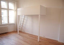 Hochbett Berlin,Maßgefertigte Betten, Sonderanfertigungen, Hochetagen, Kinderbetten, Wohnetagen, Galerie, Hochbetten, Tischlerei, Menke Concept GmbH, Menke Bett