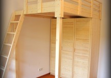 Hochbett Berlin,Maßgefertigte Betten, Sonderanfertigungen, Hochetagen, Kinderbetten, Wohnetagen, Galerie, Hochbetten, Tischlerei, Menke Concept GmbH, Menke Bett