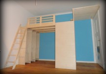 Hochbett Berlin,Maßgefertigte Betten, Sonderanfertigungen, Hochetagen, Kinderbetten, Wohnetagen, Galerie, Hochbetten, Tischlerei, Menke Concept GmbH, Menke Bett