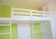 Hochbett Berlin,Maßgefertigte Betten, Sonderanfertigungen, Hochetagen, Kinderbetten, Wohnetagen, Galerie, Hochbetten, Tischlerei, Menke Concept GmbH, Menke Bett