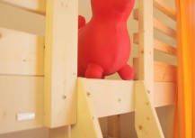 Hochbett Berlin,Maßgefertigte Betten, Sonderanfertigungen, Hochetagen, Kinderbetten, Wohnetagen, Galerie, Hochbetten, Tischlerei, Menke Concept GmbH, Menke Bett