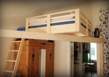 Hochbett Berlin,Maßgefertigte Betten, Sonderanfertigungen, Hochetagen, Kinderbetten, Wohnetagen, Galerie, Hochbetten, Tischlerei, Menke Concept GmbH, Menke Bett