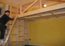 Vollholz Hochbetten maßgefertigt aus Berlin, Hochetagen, Etagenbetten, Spieletagen, Schlafebenen, bauen, Kinderbetten, Galerien, Hochbettleitern, Kita Einrichtungen, preiswert, günstig   (94)