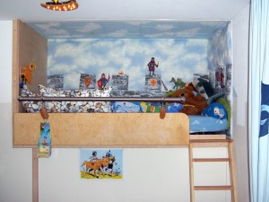 Vollholz Hochbetten maßgefertigt aus Berlin, Hochetagen, Etagenbetten, Spieletagen, Schlafebenen, bauen, Kinderbetten, Galerien, Hochbettleitern, Kita Einrichtungen, preiswert, günstig   (37)